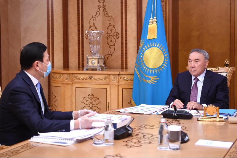 ҚР Тұңғыш Президенті Нұр-Сұлтан қаласының әкімін қабылдады