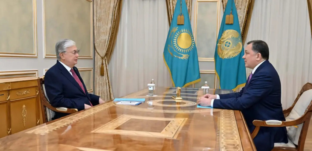 Президент Маңғыстау облысының әкімі Нұрлан Ноғаевты қабылдады
