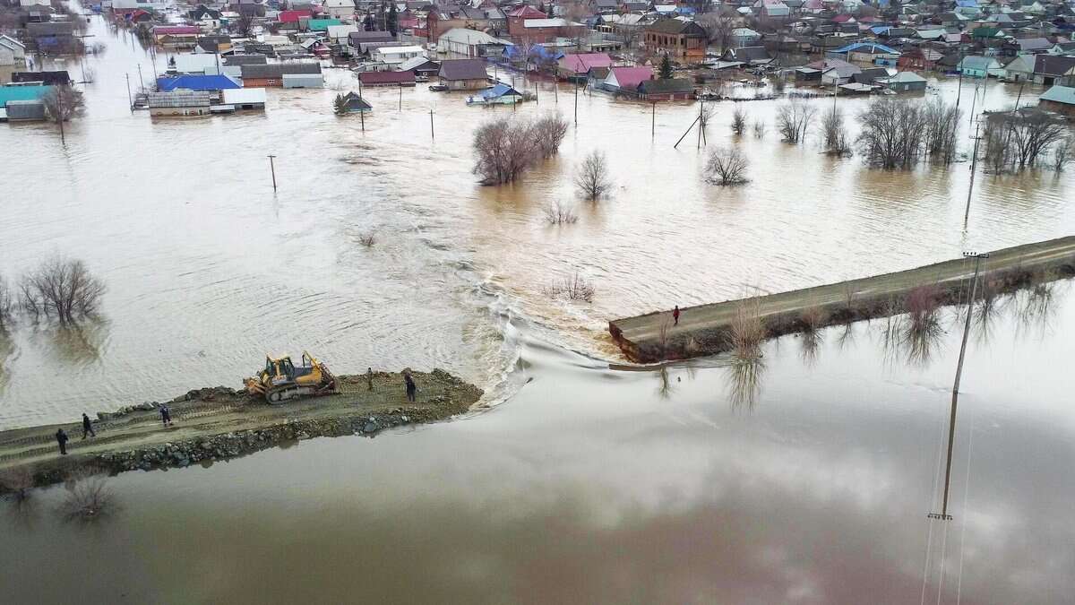 Орынбор маңындағы Жайық өзенінде су деңгейі 1054 см-ге дейін көтерілді
