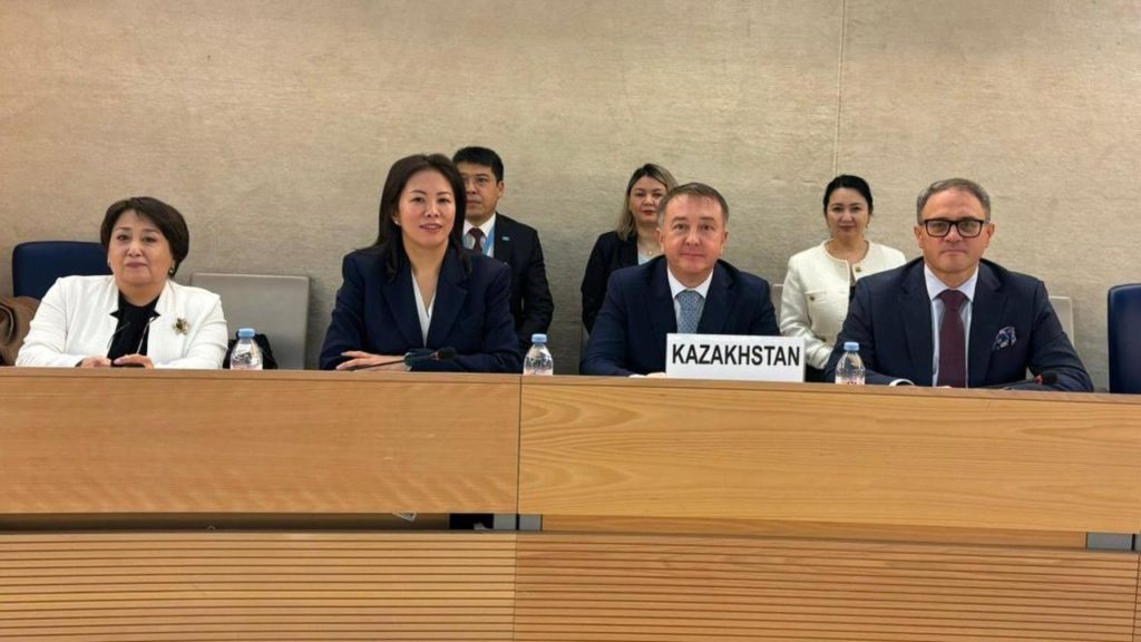 ҚР Әділет министрі Ерлан Сәрсембаев БҰҰ Кеңесінің Женевадағы 48-сессиясында баяндама жасады
