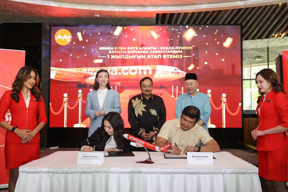 AirAsia X Алматы – Куала-Лумпур бағытының алғашқы жылдығын атап өтті, рейстер санын арттырды