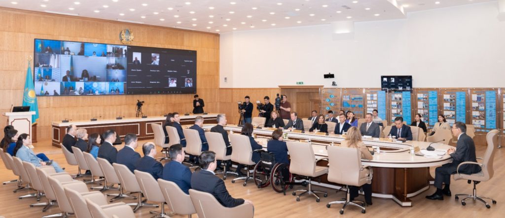 ҚР ОСК жанындағы мүгедектігі бар адамдардың сайлау құқықтарын   қамтамасыз ету жөніндегі жұмыс тобының отырысы өтті