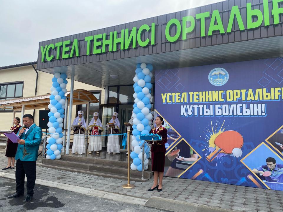 Кәлпе ауылында жаңа спорт нысандары ашылды