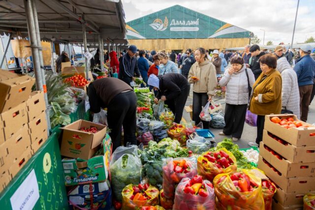 «Дала дәмі» жәрмеңкелеріне шығарылған ауылшаруашылық өнім көлемі 3 жарым мың тоннаға дейін ұлғайды